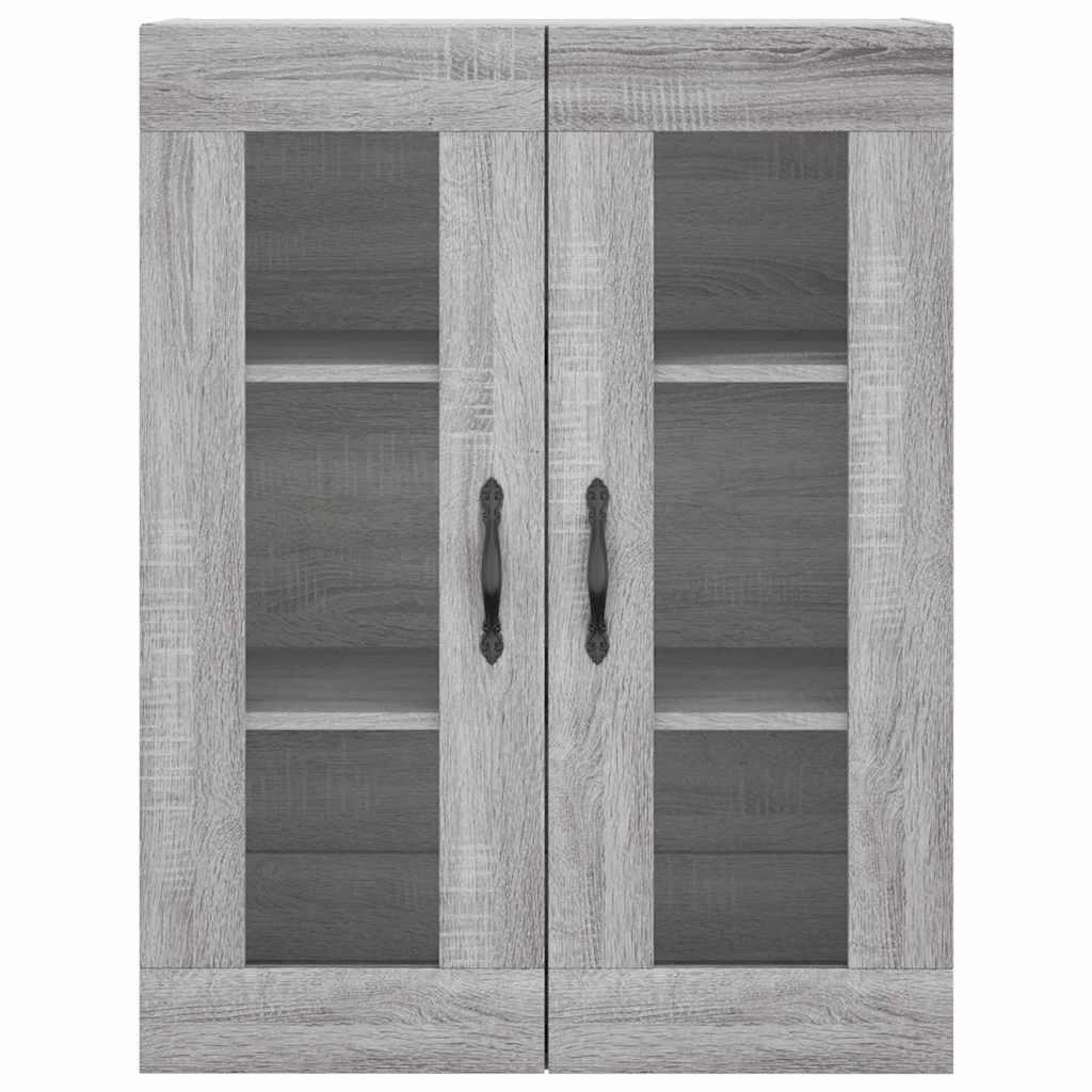 Buffet haut Sonoma gris 69,5x34x180 cm Bois d'ingénierie - XIOS