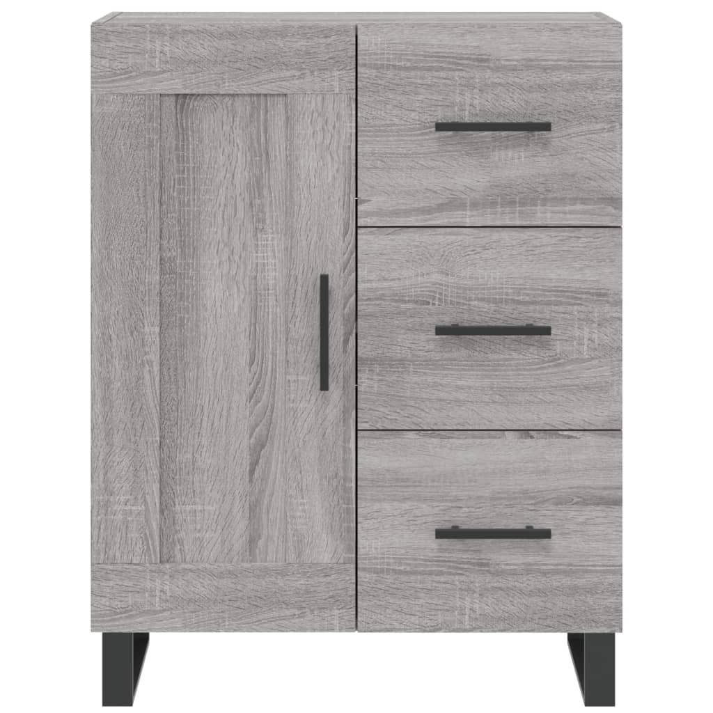 Buffet haut Sonoma gris 69,5x34x180 cm Bois d'ingénierie - XIOS