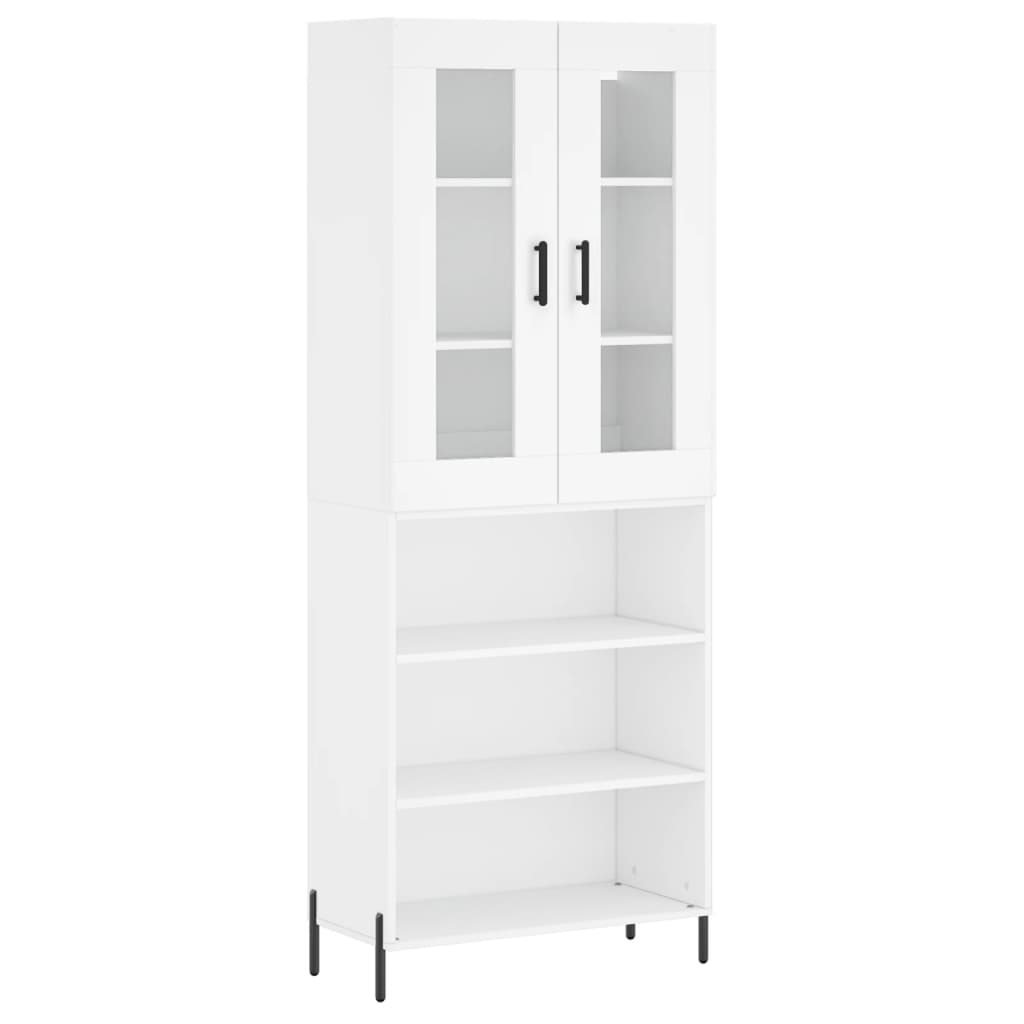 Buffet haut Blanc 69,5x34x180 cm Bois d'ingénierie - XIOS
