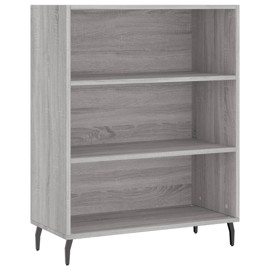 Buffet haut Sonoma gris 69,5x34x180 cm Bois d'ingénierie - XIOS