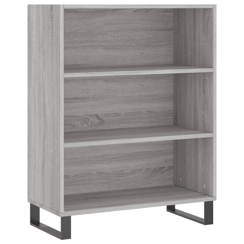 Buffet haut Sonoma gris 69,5x34x180 cm Bois d'ingénierie - XIOS