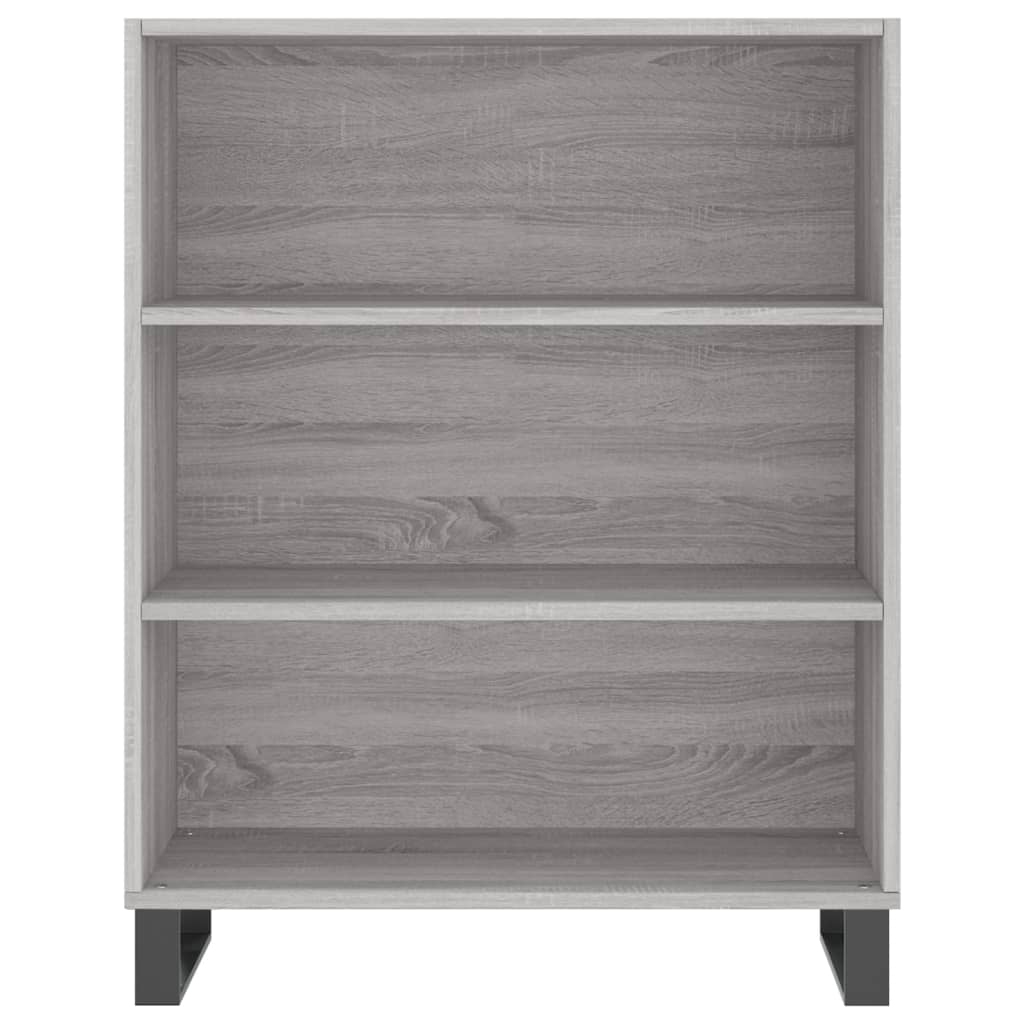 Buffet haut Sonoma gris 69,5x34x180 cm Bois d'ingénierie - XIOS