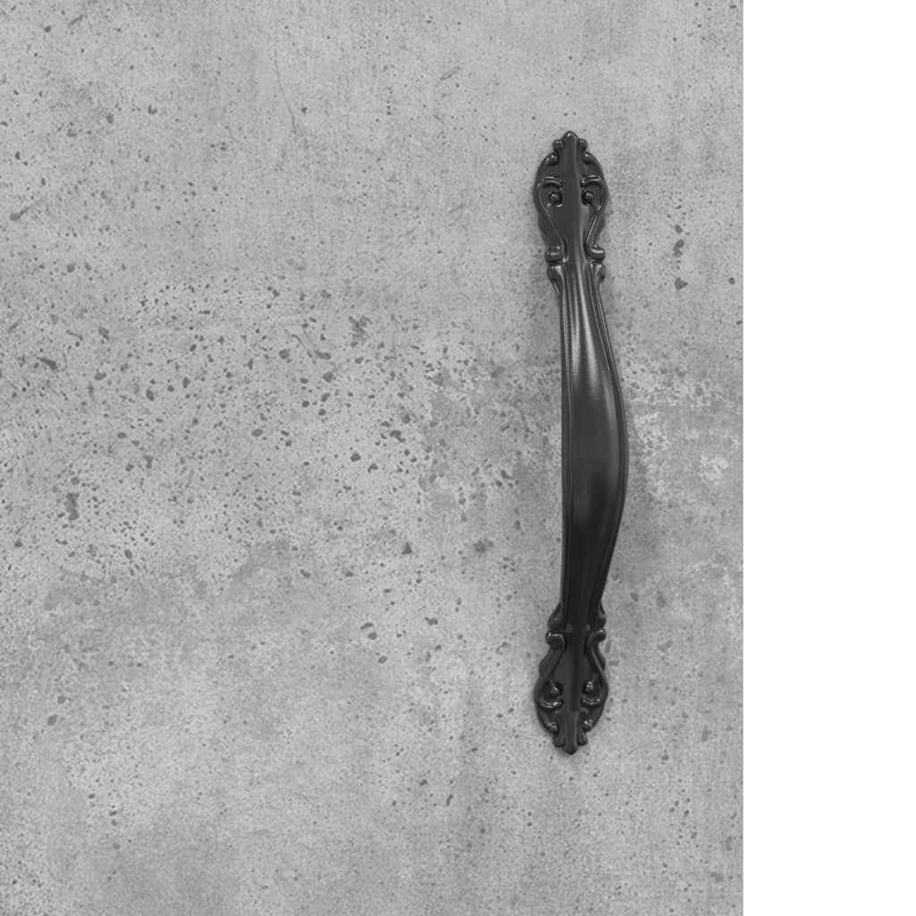 Buffet haut Gris béton 69,5x34x180 cm Bois d'ingénierie - XIOS