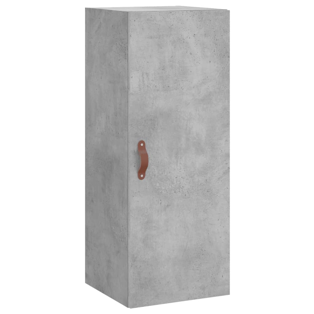 Buffet haut Gris béton 34,5x34x180 cm Bois d'ingénierie Buffets & bahuts vidaXL