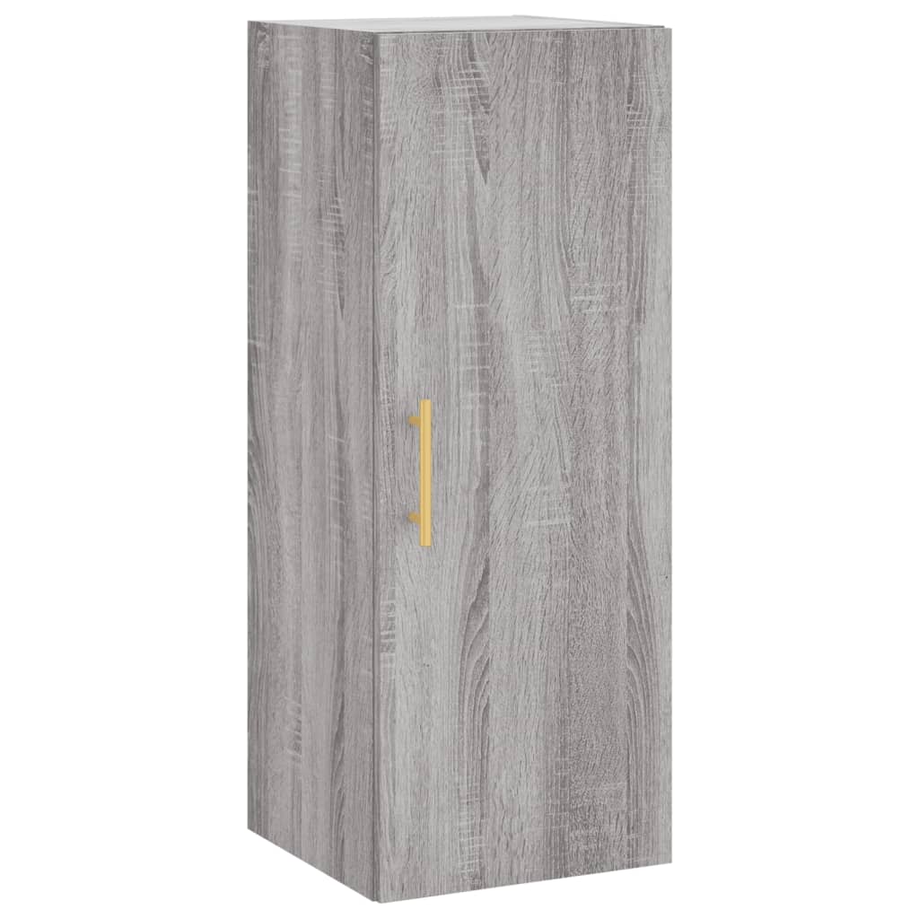 Buffet haut Sonoma gris 34,5x34x180 cm Bois d'ingénierie - XIOS