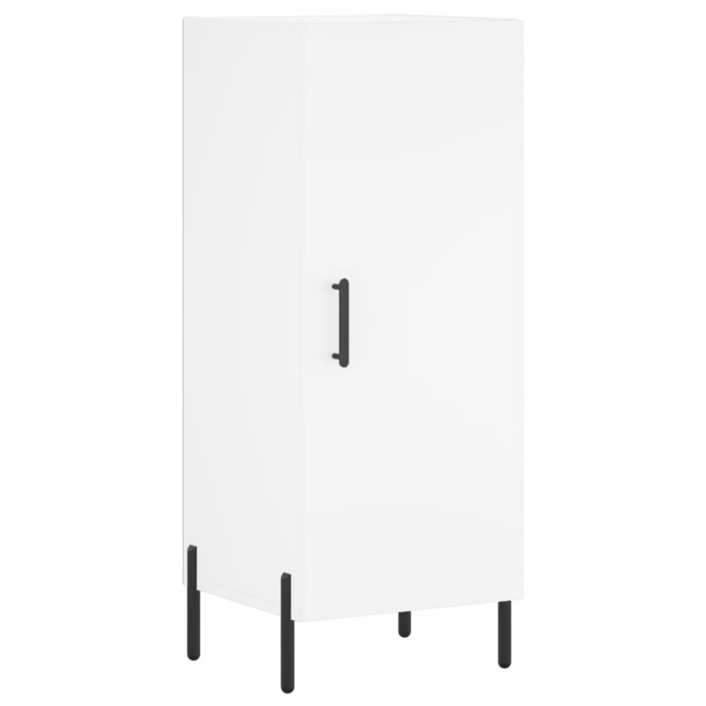 Buffet haut Blanc 34,5x34x180 cm Bois d'ingénierie - XIOS