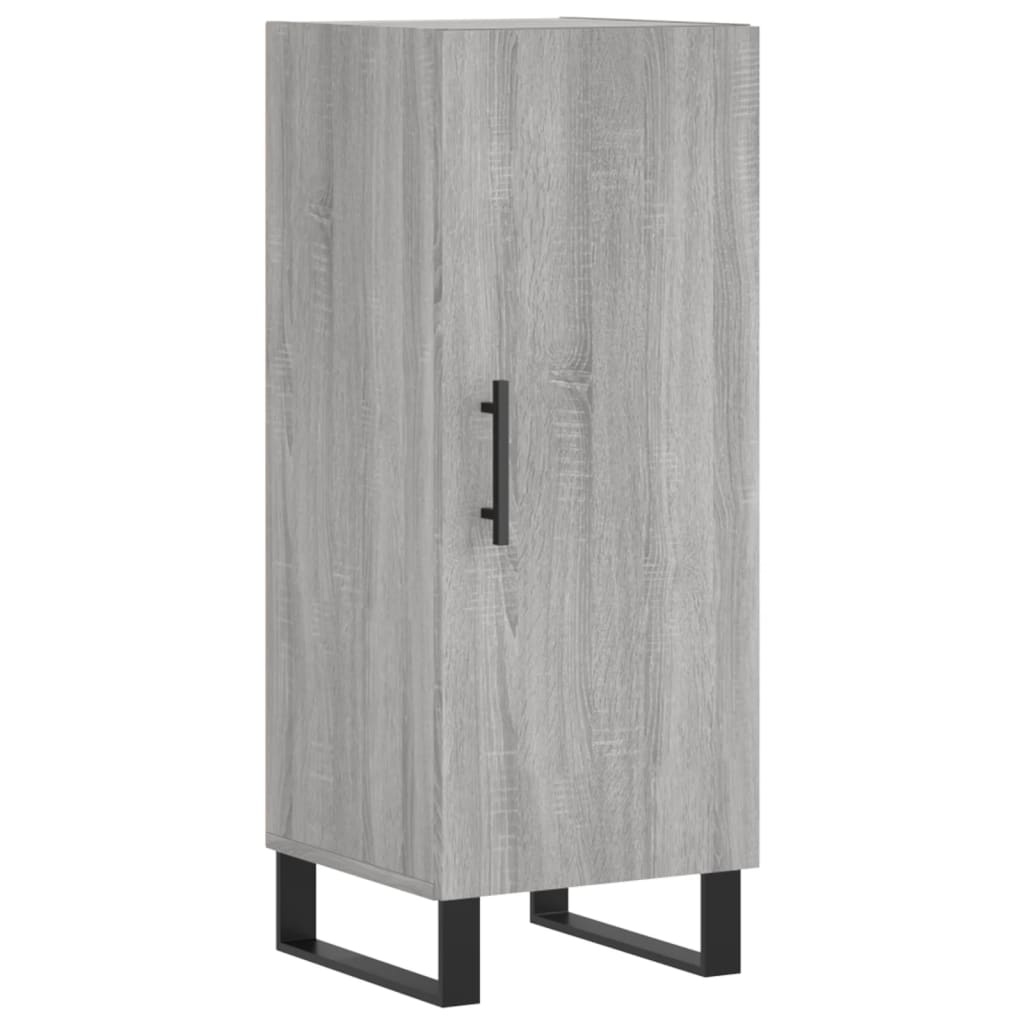 Buffet haut Sonoma gris 34,5x34x180 cm Bois d'ingénierie - XIOS