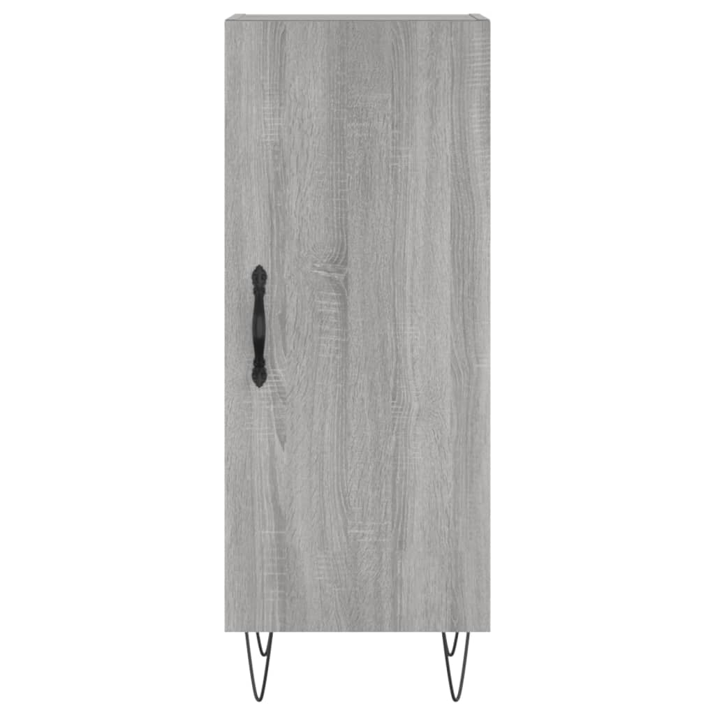 Buffet haut Sonoma gris 34,5x34x180 cm Bois d'ingénierie - XIOS