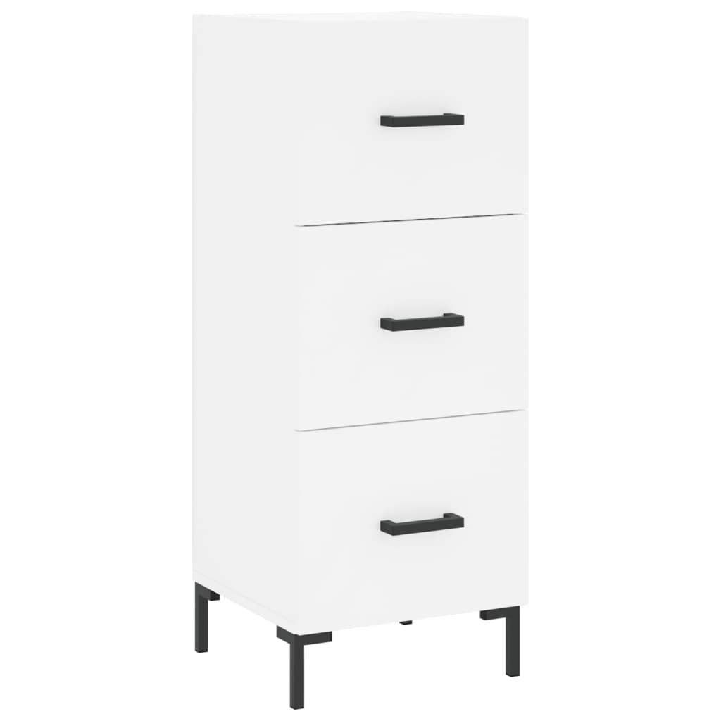 Buffet haut Blanc 34,5x34x180 cm Bois d'ingénierie - XIOS
