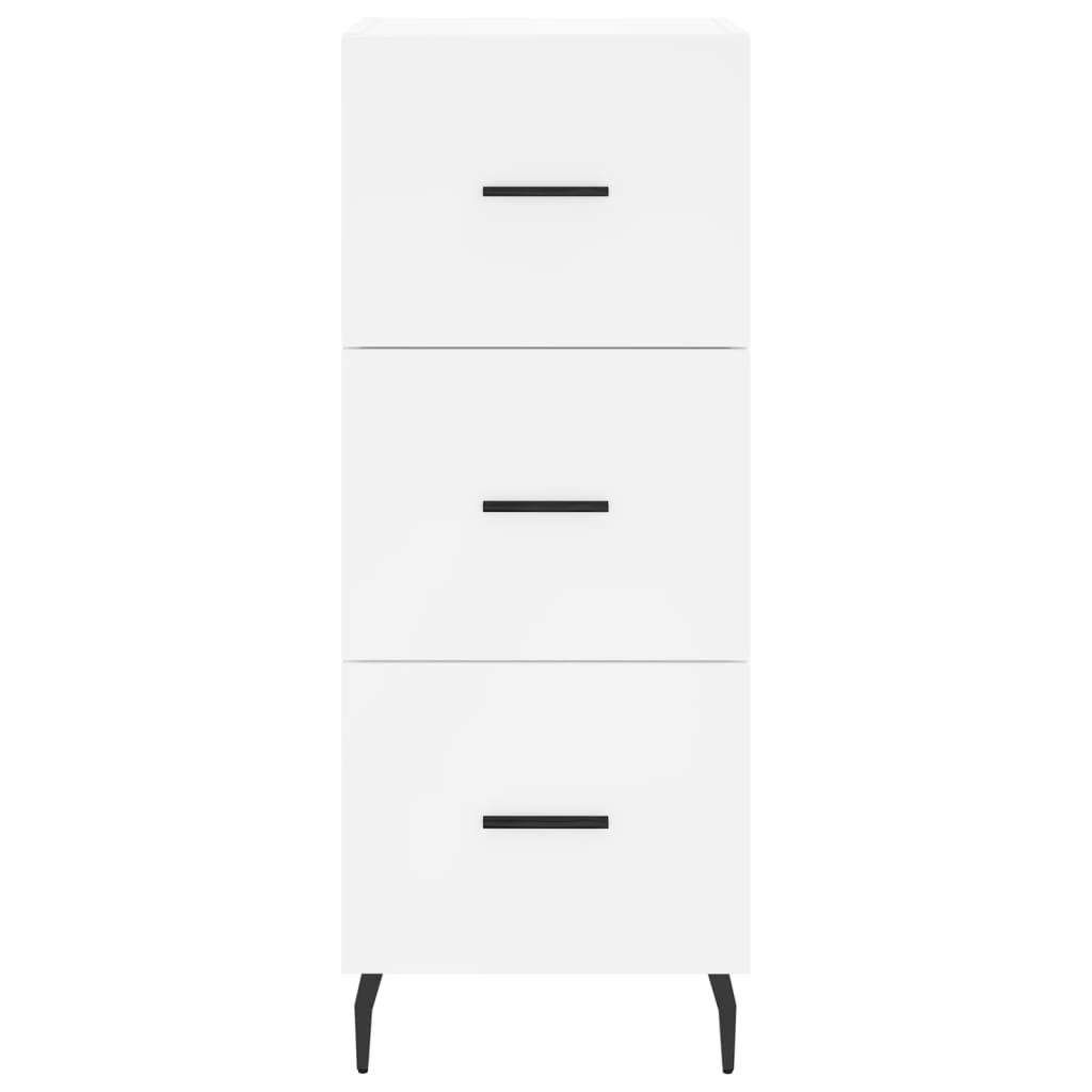 Buffet haut Blanc 34,5x34x180 cm Bois d'ingénierie - XIOS