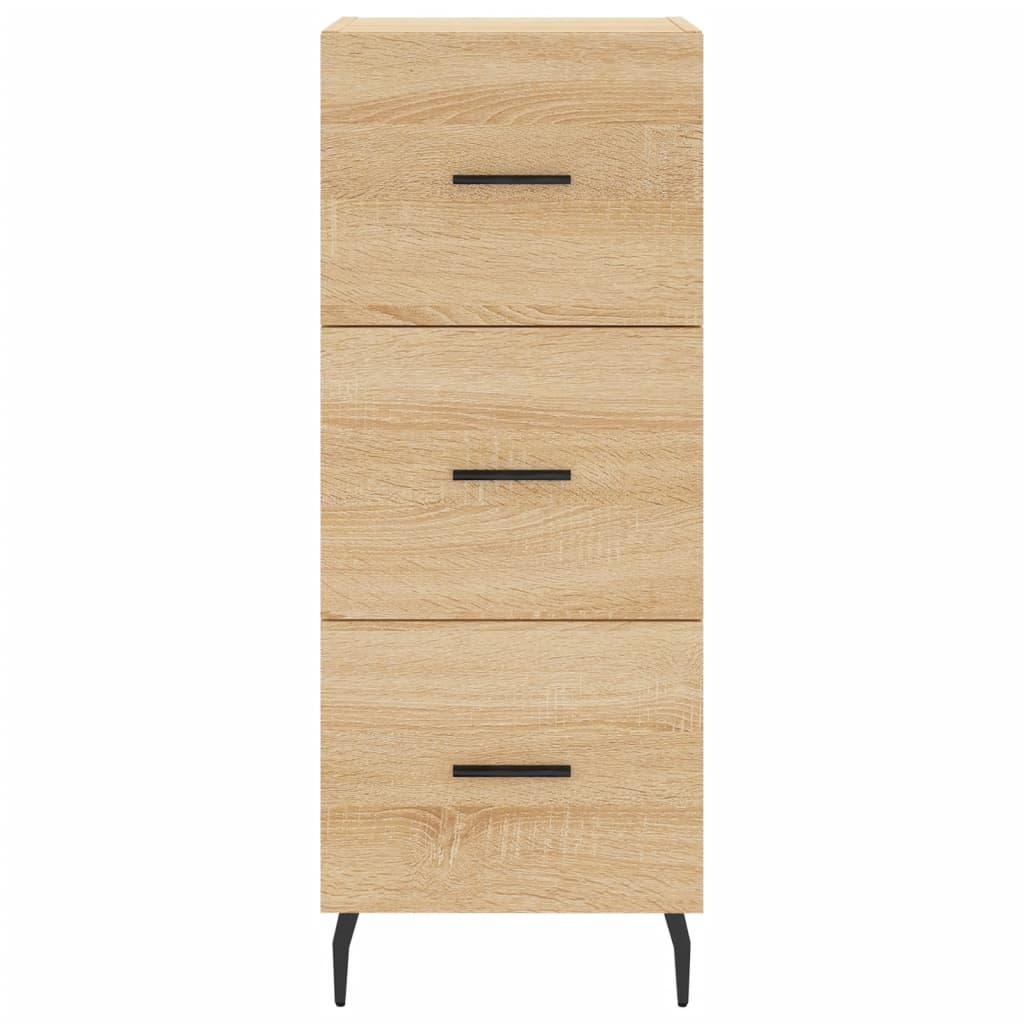 Buffet haut Chêne sonoma 34,5x34x180 cm Bois d'ingénierie - XIOS