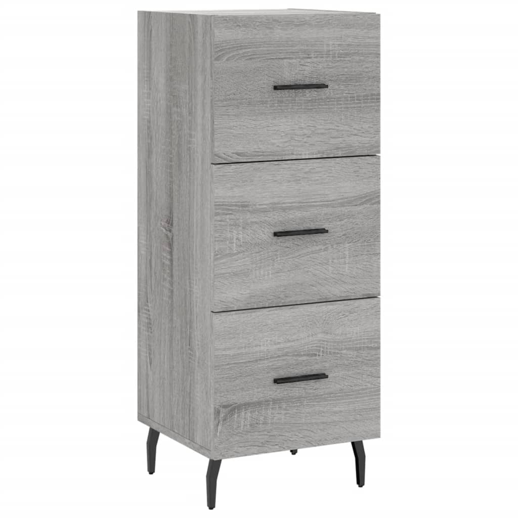 Buffet haut Sonoma gris 34,5x34x180 cm Bois d'ingénierie - XIOS
