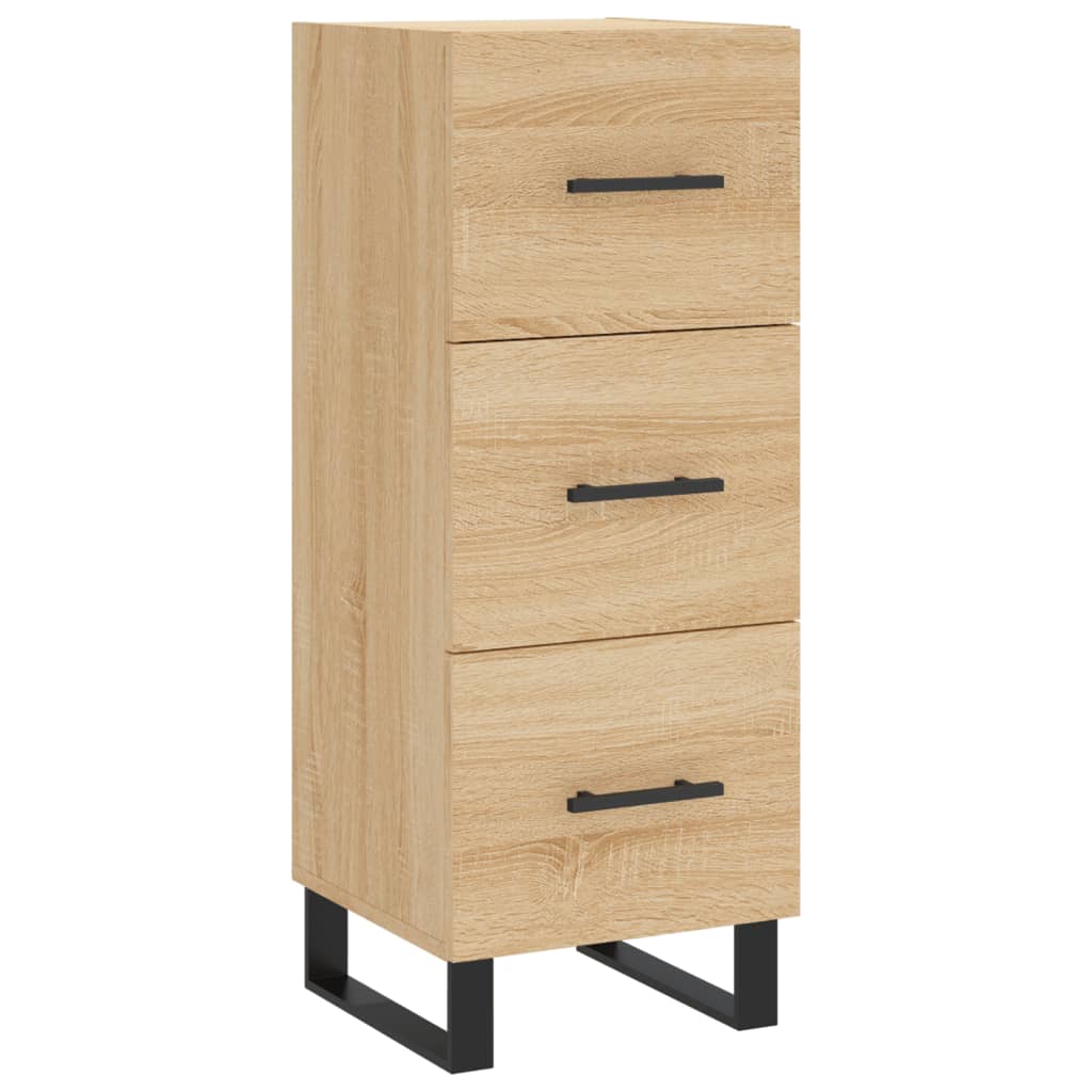 Buffet haut Chêne sonoma 34,5x34x180 cm Bois d'ingénierie - XIOS