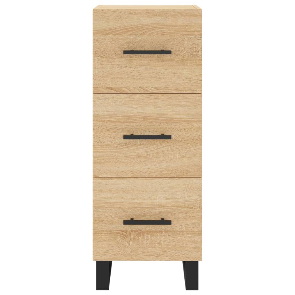 Buffet haut Chêne sonoma 34,5x34x180 cm Bois d'ingénierie - XIOS