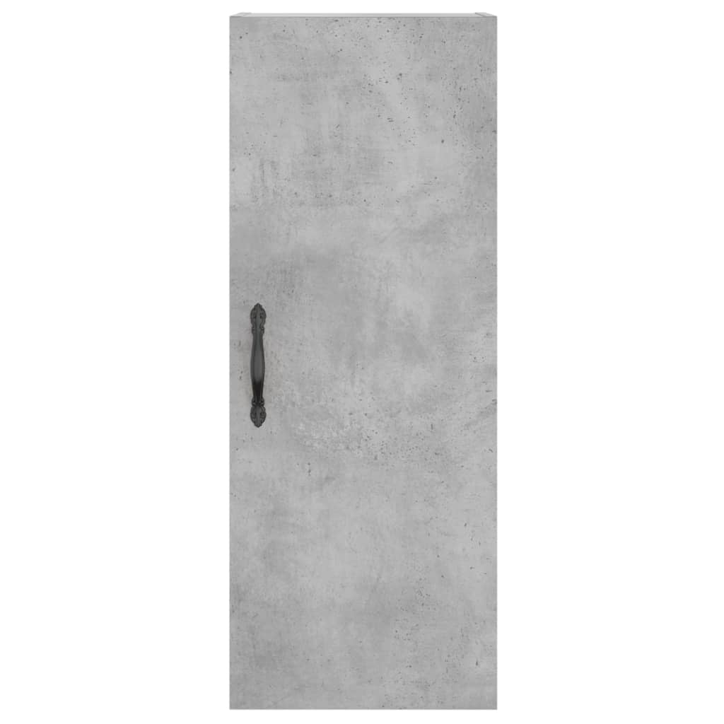Buffet haut Gris béton 34,5x34x180 cm Bois d'ingénierie - XIOS