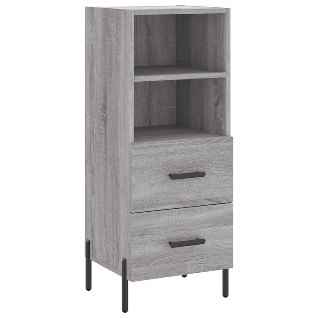 Buffet haut Sonoma gris 34,5x34x180 cm Bois d'ingénierie - XIOS