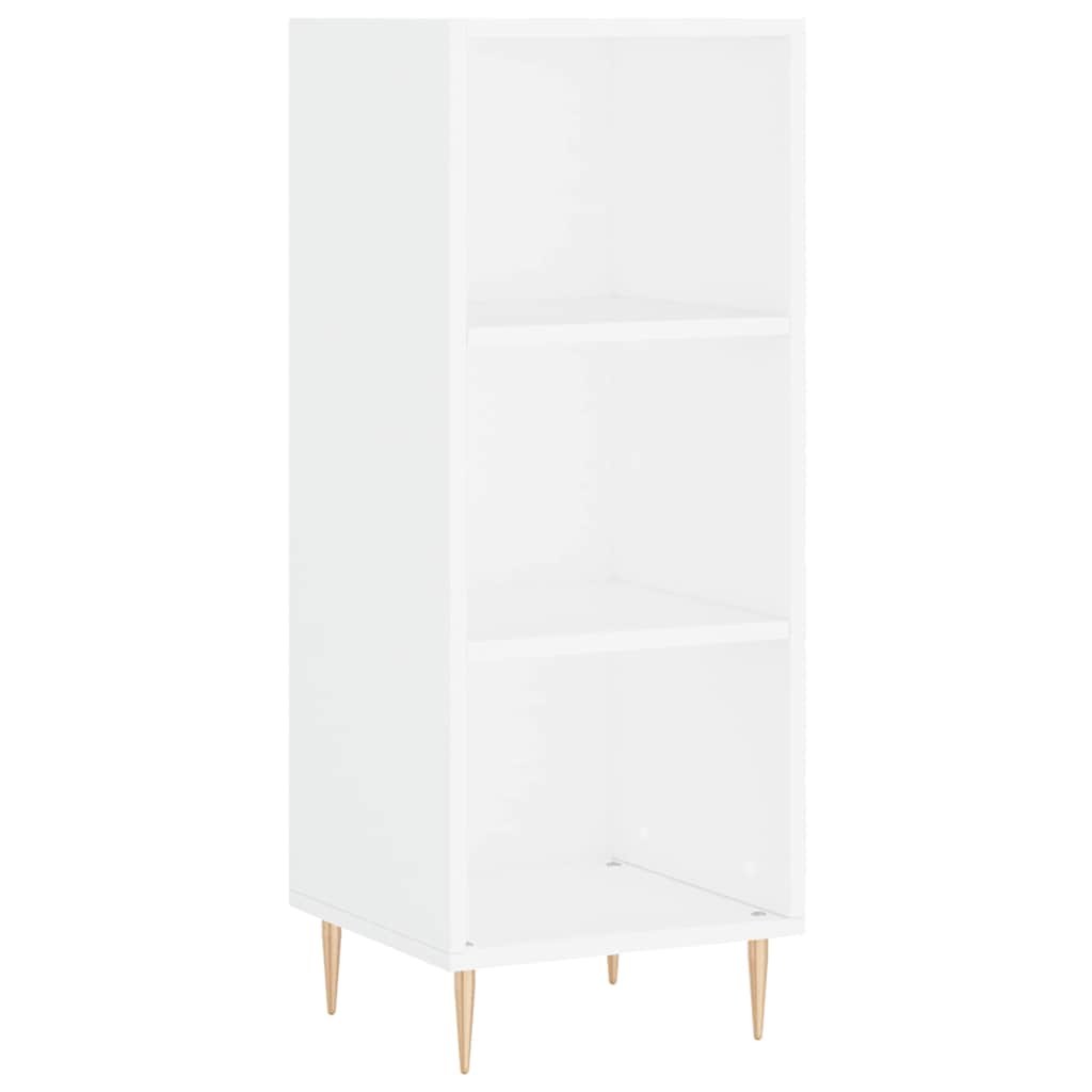 Buffet haut Blanc 34,5x34x180 cm Bois d'ingénierie - XIOS