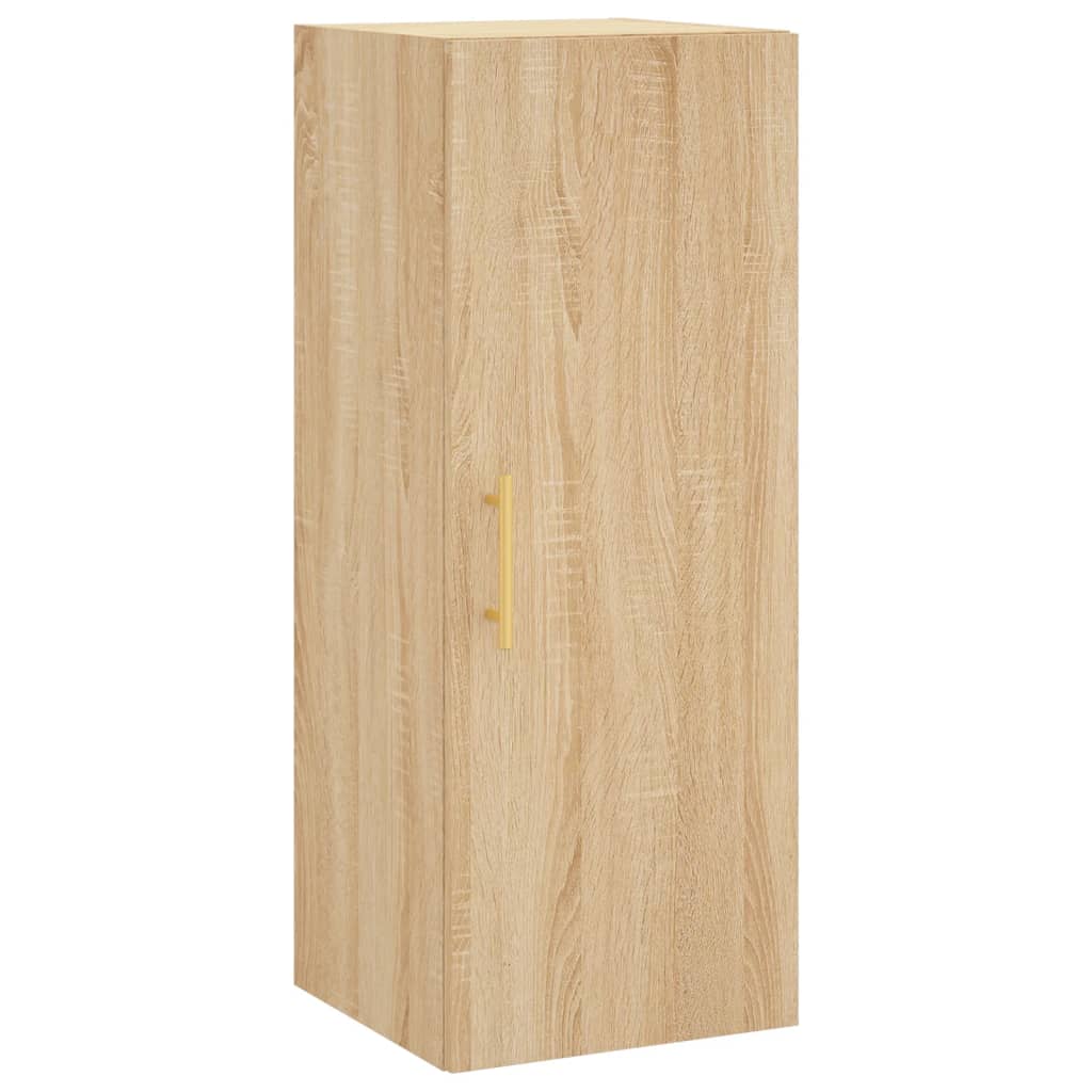 Buffet haut Chêne sonoma 34,5x34x180 cm Bois d'ingénierie - XIOS