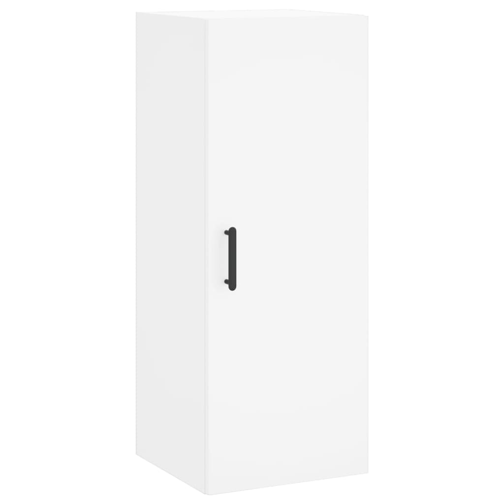 Buffet haut Blanc 34,5x34x180 cm Bois d'ingénierie - XIOS