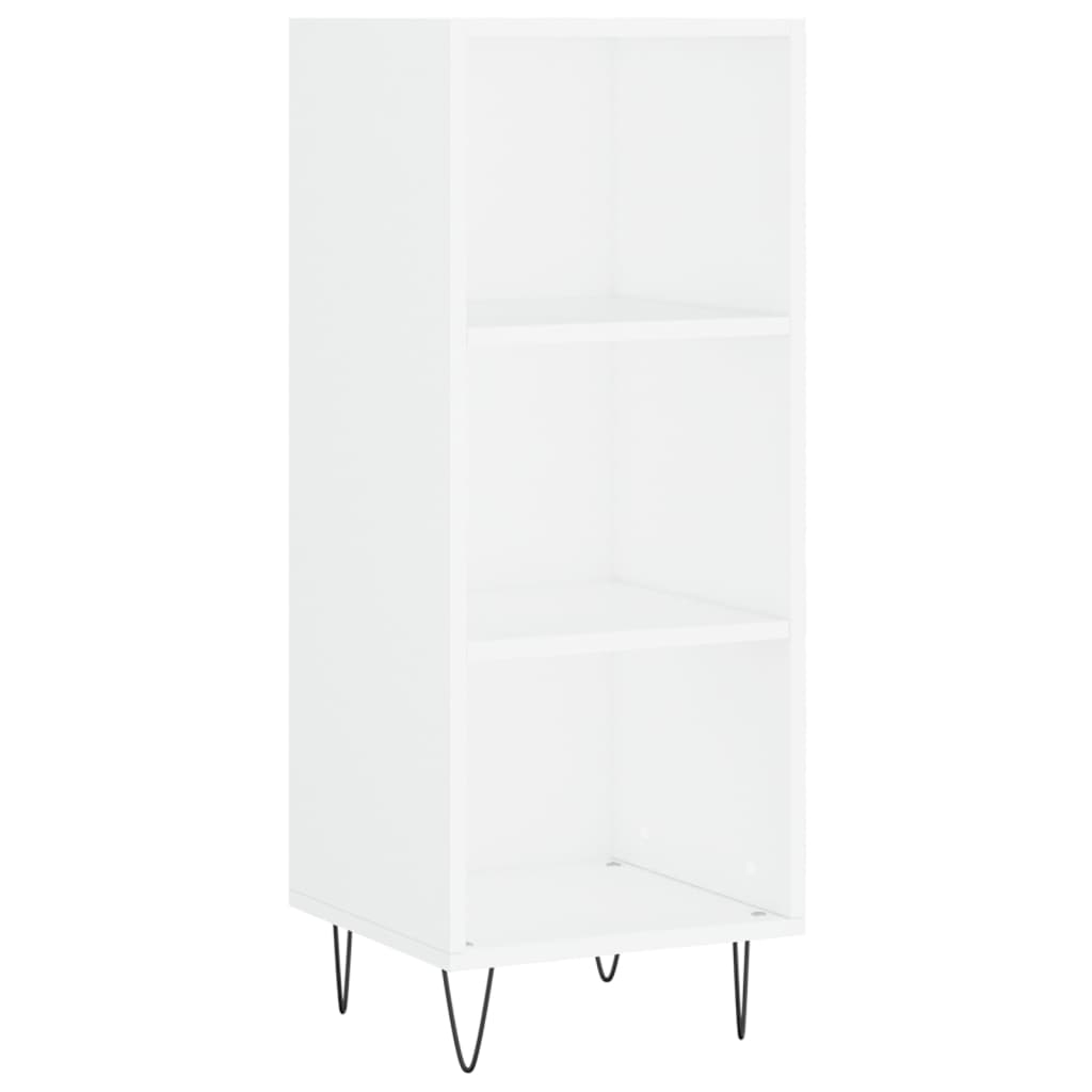 Buffet haut Blanc 34,5x34x180 cm Bois d'ingénierie - XIOS