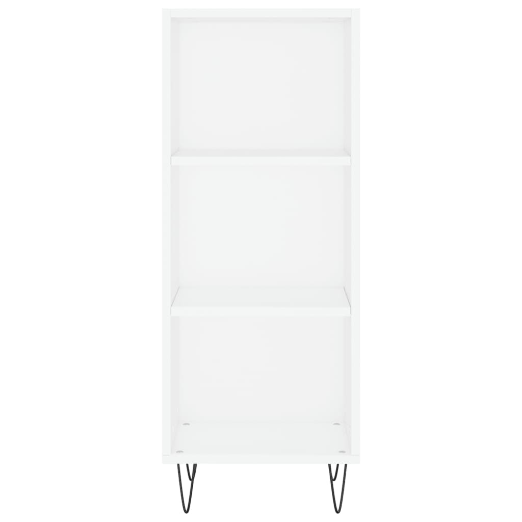 Buffet haut Blanc 34,5x34x180 cm Bois d'ingénierie - XIOS