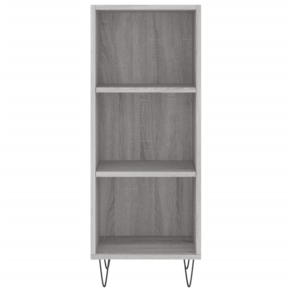 Buffet haut Sonoma gris 34,5x34x180 cm Bois d'ingénierie - XIOS