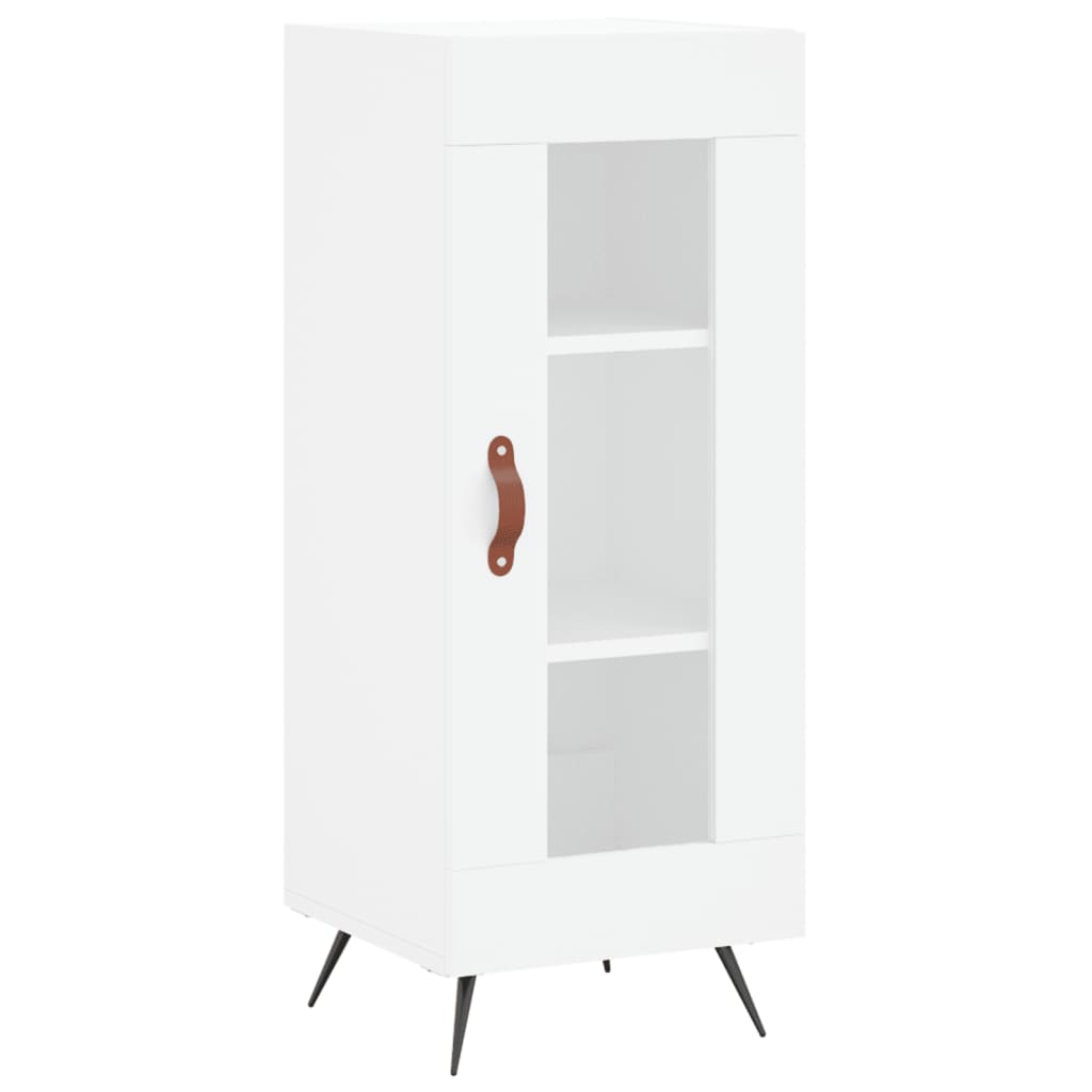 Buffet haut Blanc 34,5x34x180 cm Bois d'ingénierie - XIOS