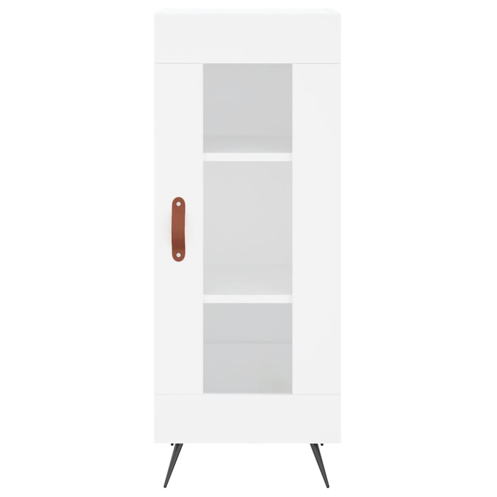 Buffet haut Blanc 34,5x34x180 cm Bois d'ingénierie - XIOS