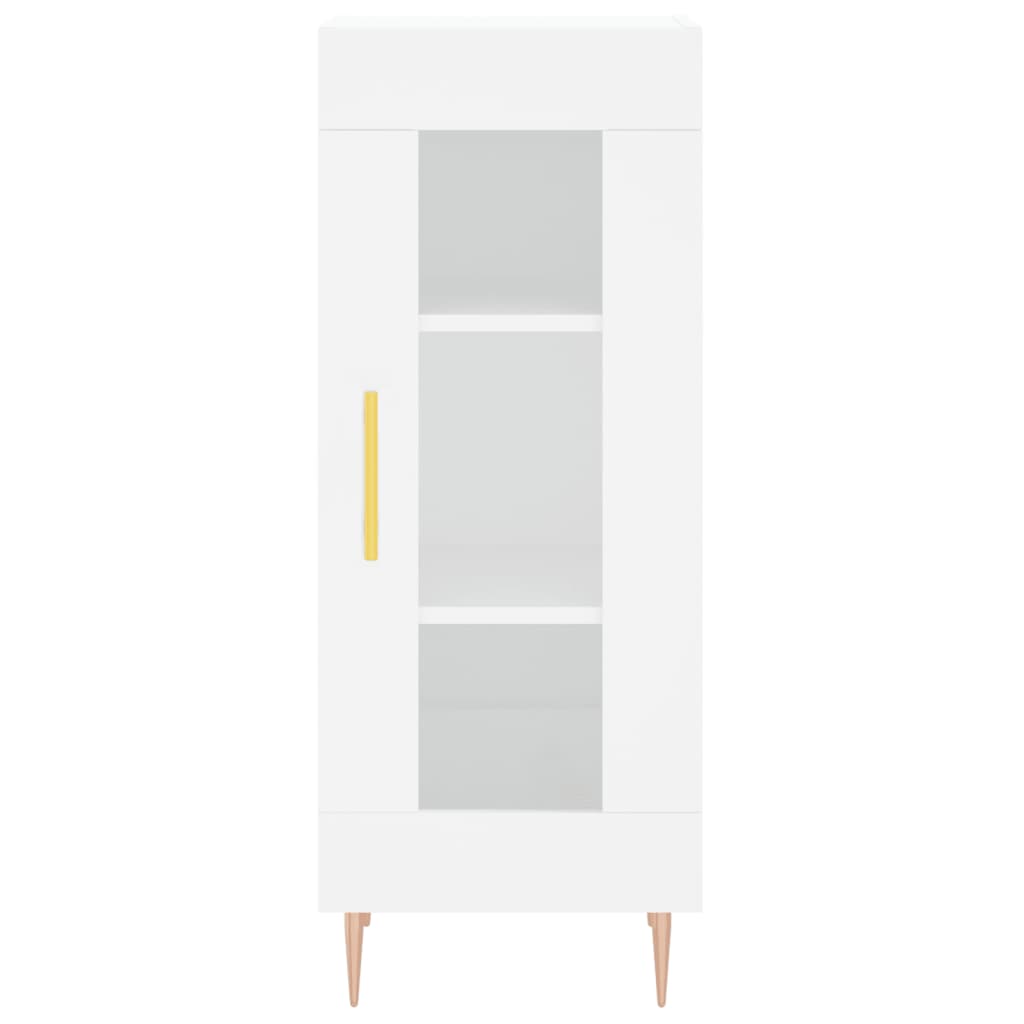 Buffet haut Blanc 34,5x34x180 cm Bois d'ingénierie - XIOS