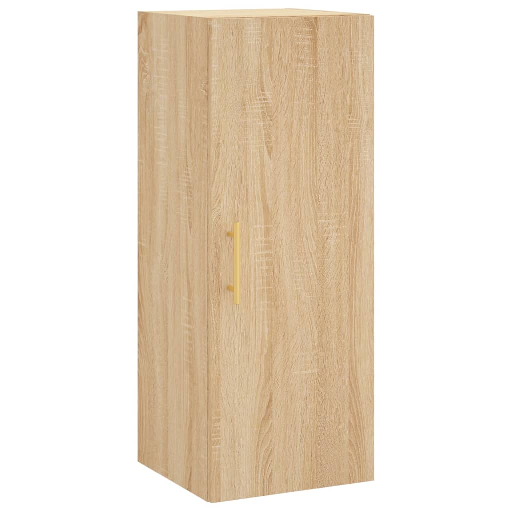 Buffet haut Chêne sonoma 34,5x34x180 cm Bois d'ingénierie - XIOS