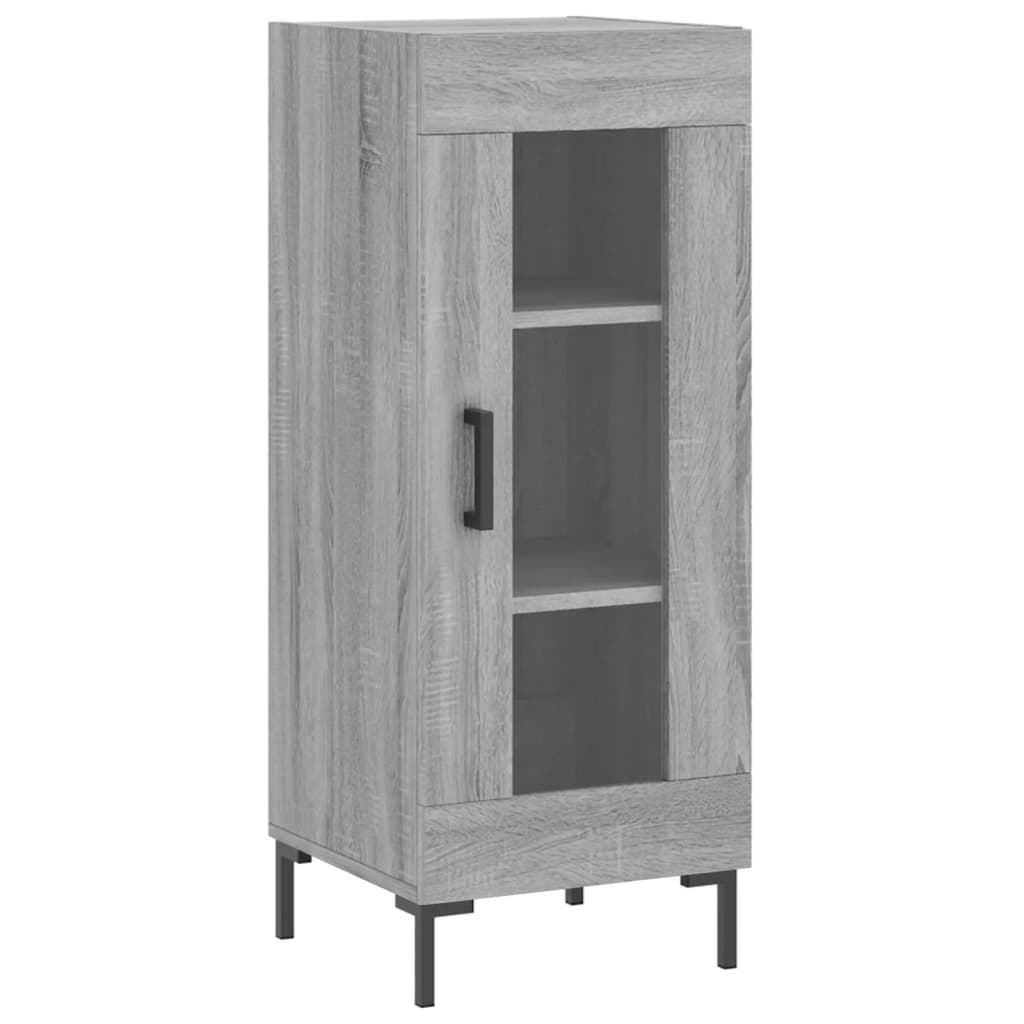 Buffet haut Sonoma gris 34,5x34x180 cm Bois d'ingénierie - XIOS