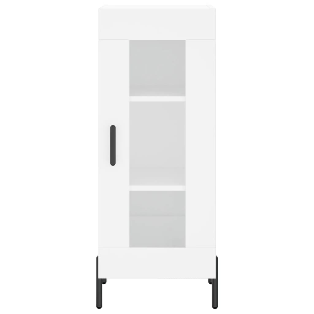Buffet haut Blanc 34,5x34x180 cm Bois d'ingénierie - XIOS