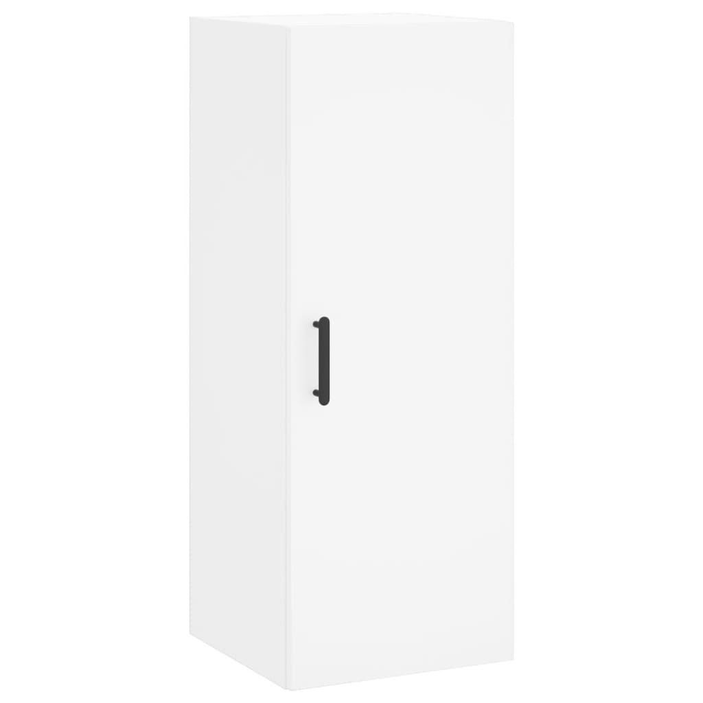 Buffet haut Blanc 34,5x34x180 cm Bois d'ingénierie - XIOS