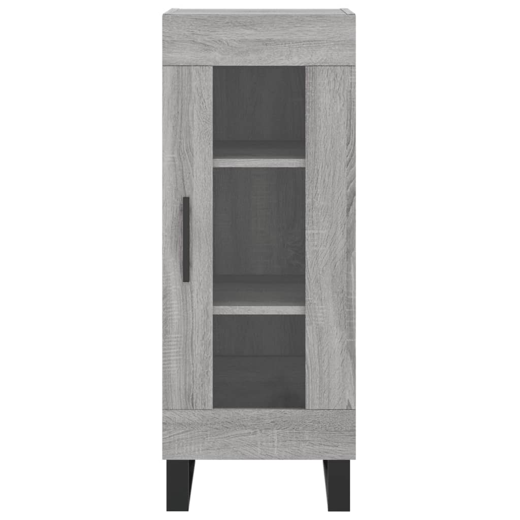 Buffet haut Sonoma gris 34,5x34x180 cm Bois d'ingénierie - XIOS