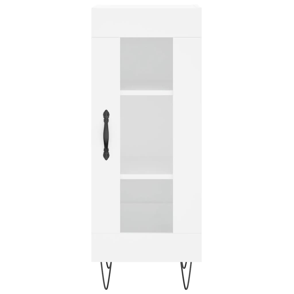 Buffet haut Blanc 34,5x34x180 cm Bois d'ingénierie - XIOS