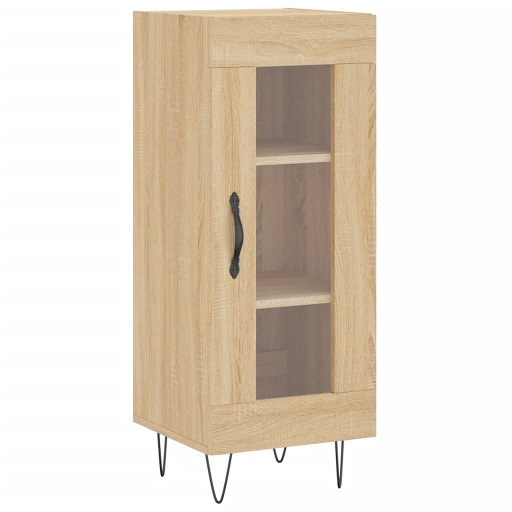 Buffet haut Chêne sonoma 34,5x34x180 cm Bois d'ingénierie - XIOS