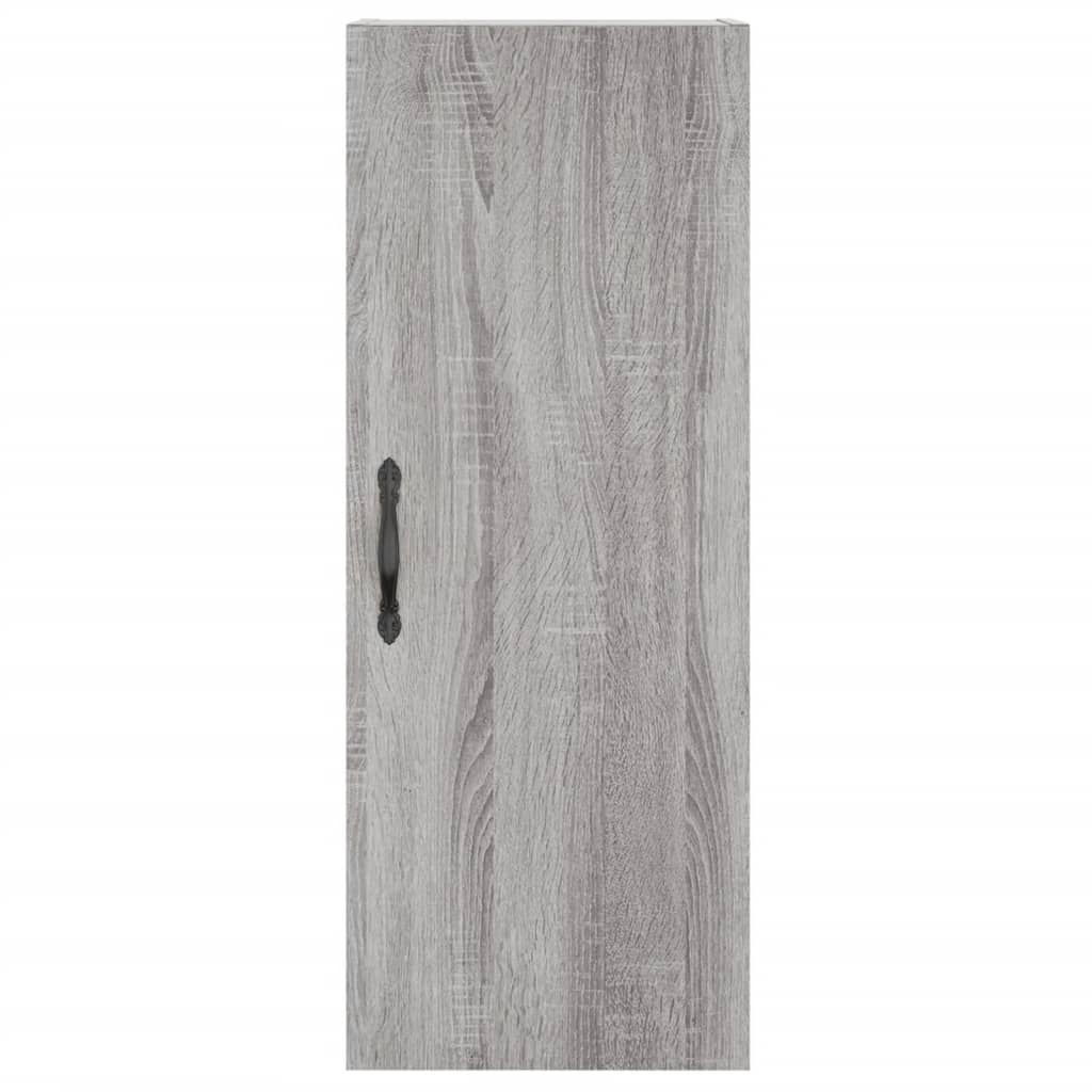 Buffet haut Sonoma gris 34,5x34x180 cm Bois d'ingénierie - XIOS