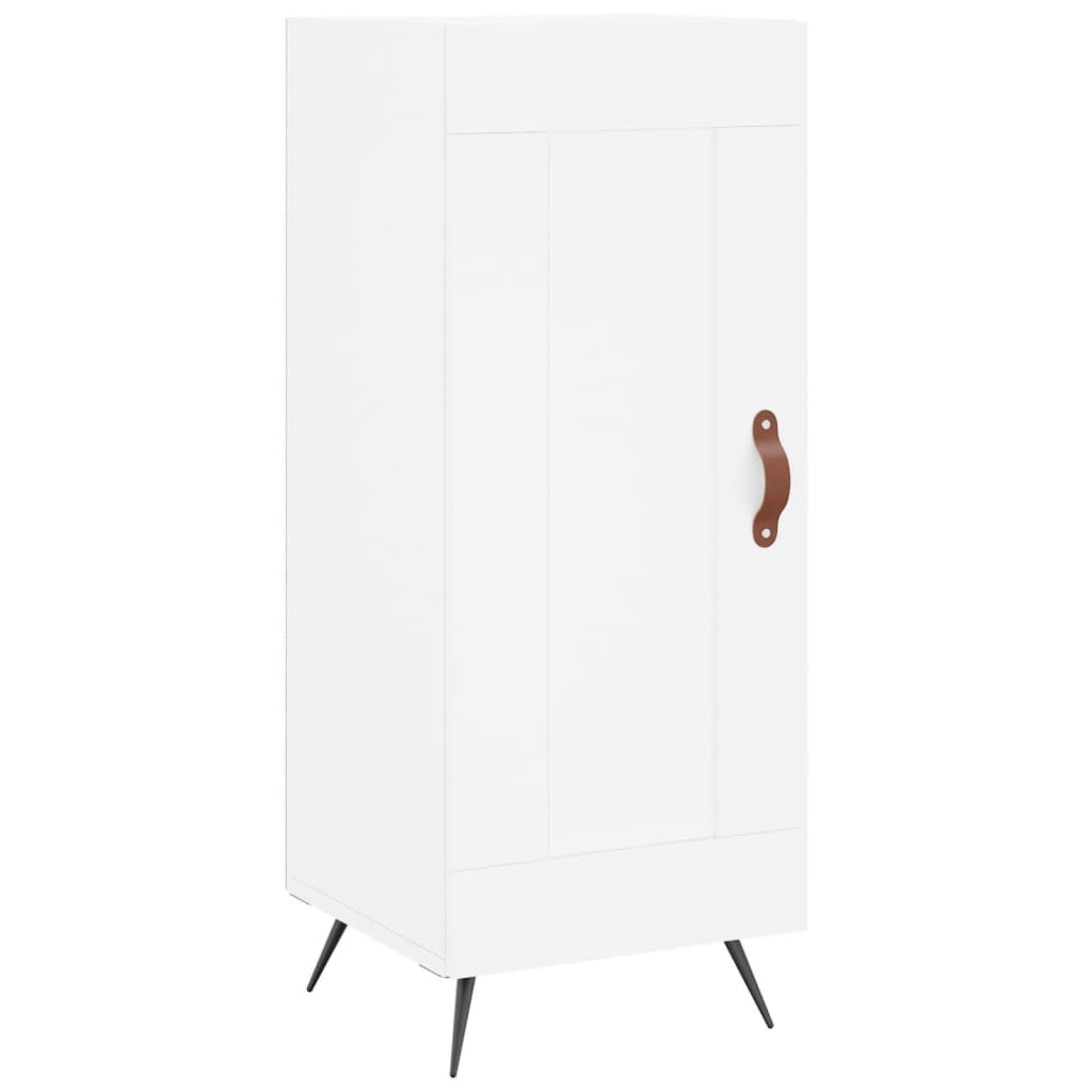 Buffet haut Blanc 34,5x34x180 cm Bois d'ingénierie - XIOS