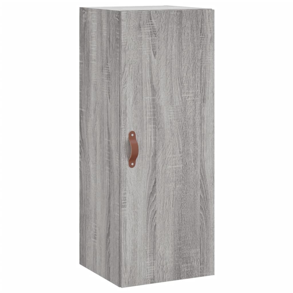 Buffet haut Sonoma gris 34,5x34x180 cm Bois d'ingénierie - XIOS