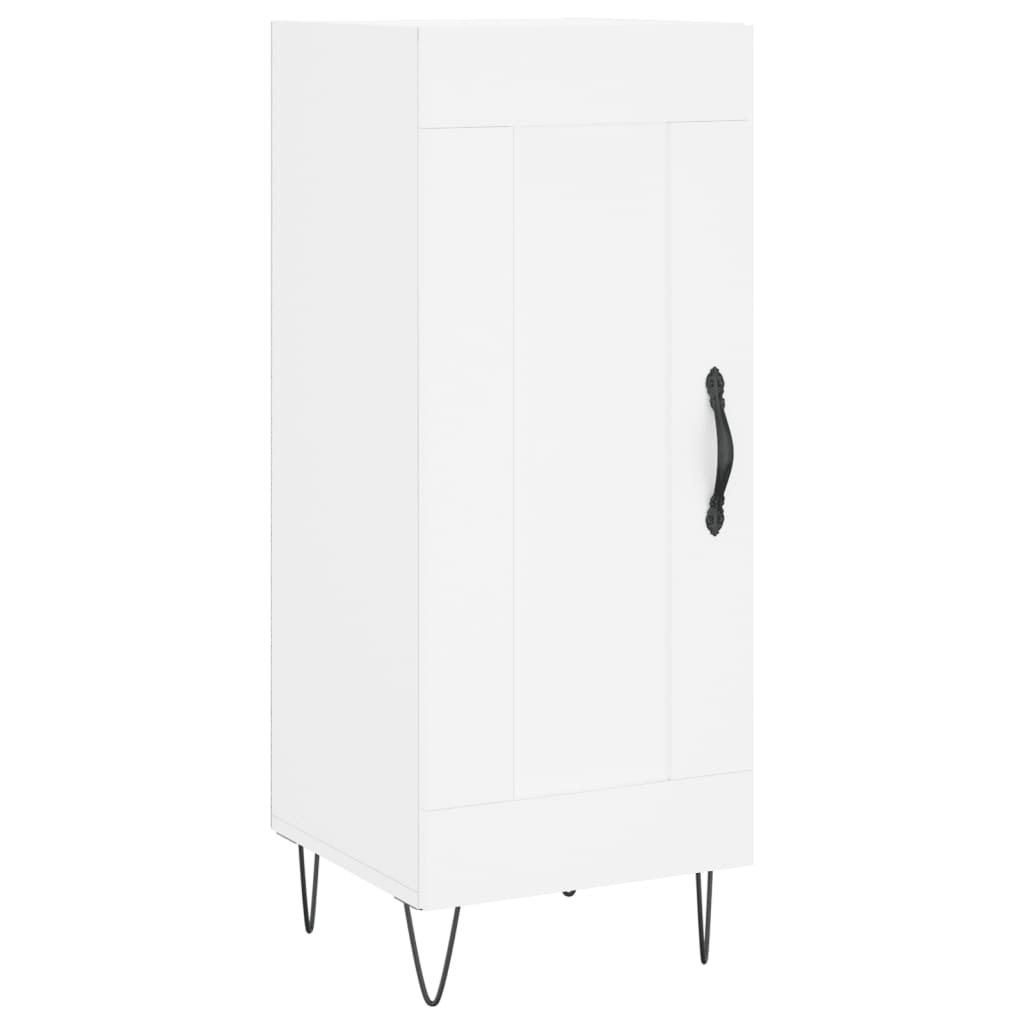 Buffet haut Blanc 34,5x34x180 cm Bois d'ingénierie - XIOS