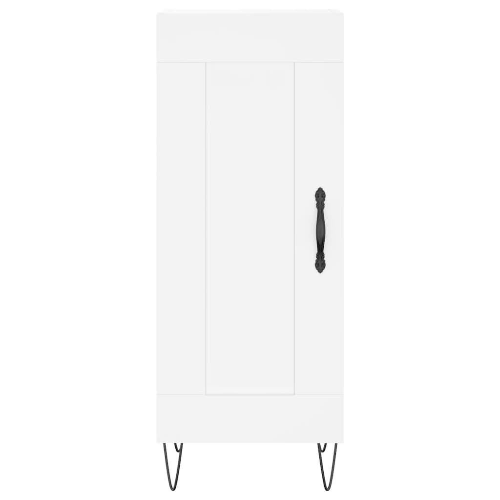 Buffet haut Blanc 34,5x34x180 cm Bois d'ingénierie - XIOS
