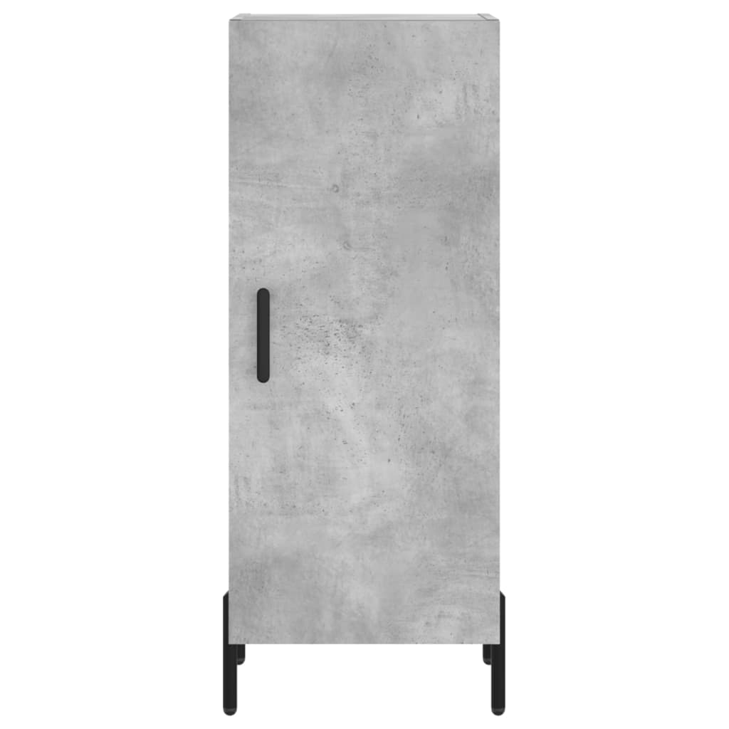 Buffet haut Gris béton 34,5x34x180 cm Bois d'ingénierie - XIOS