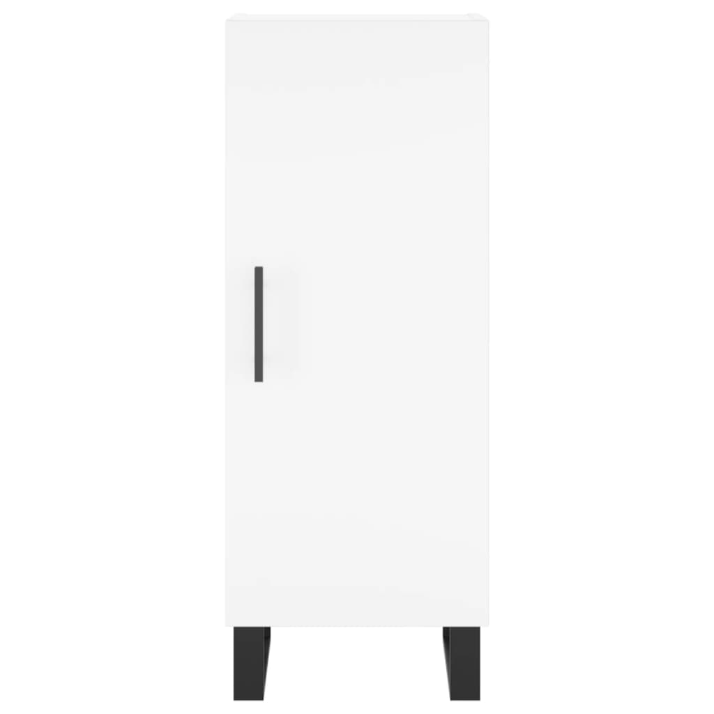 Buffet haut Blanc 34,5x34x180 cm Bois d'ingénierie - XIOS