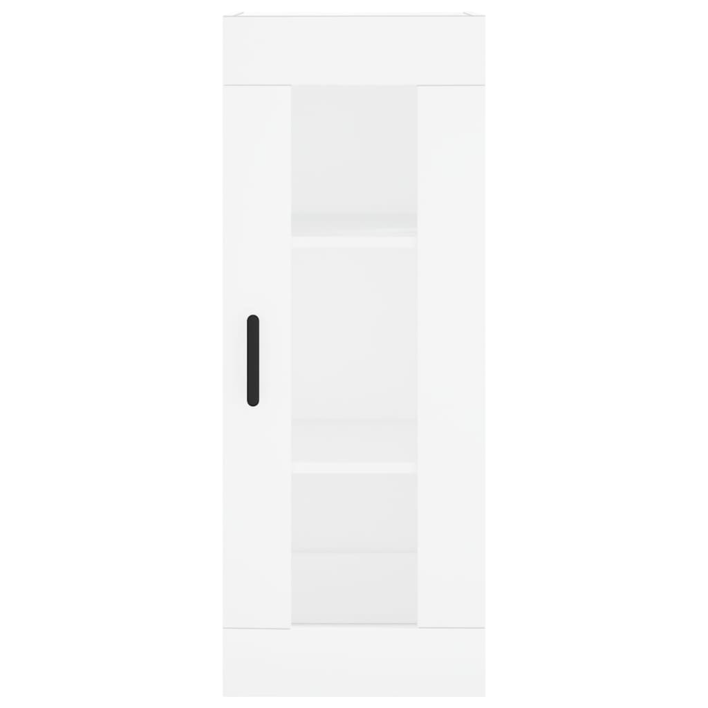 Buffet haut Blanc 34,5x34x180 cm Bois d'ingénierie - XIOS