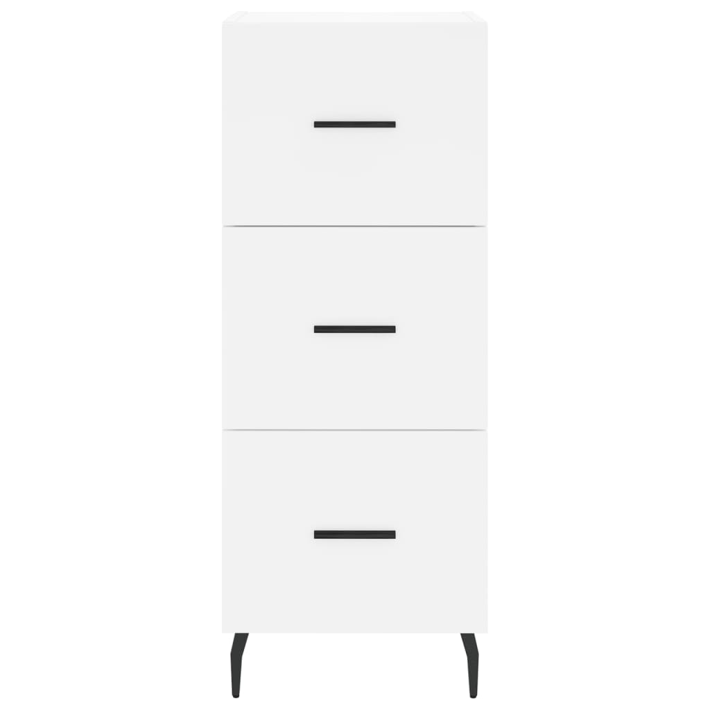 Buffet haut Blanc 34,5x34x180 cm Bois d'ingénierie - XIOS