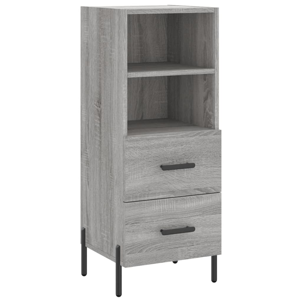 Buffet haut Sonoma gris 34,5x34x180 cm Bois d'ingénierie - XIOS