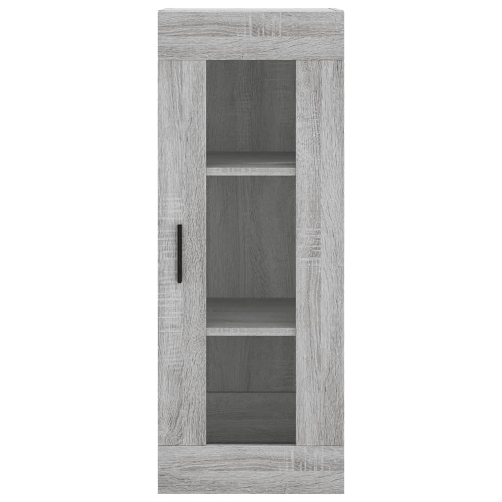 Buffet haut Sonoma gris 34,5x34x180 cm Bois d'ingénierie - XIOS