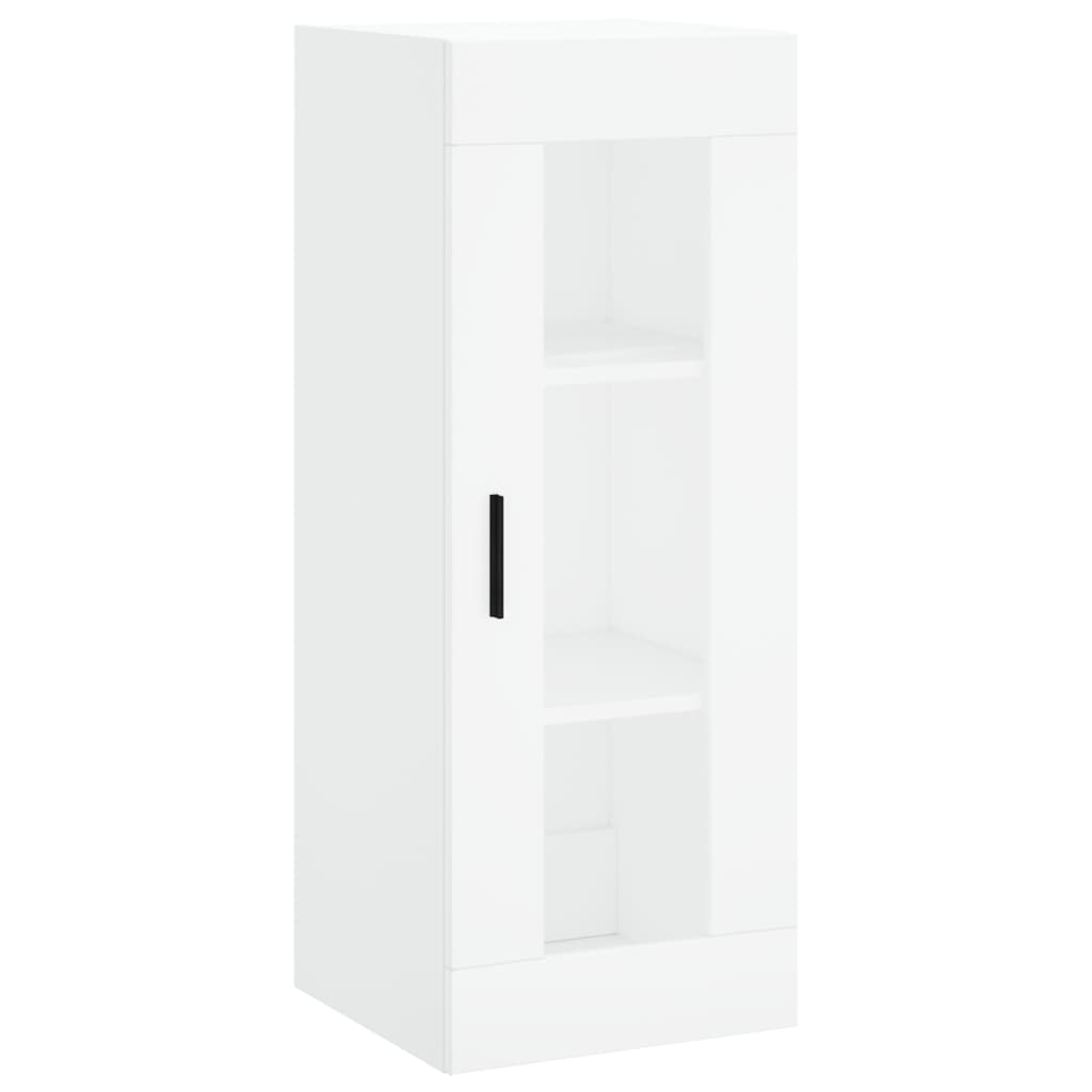 Buffet haut Blanc 34,5x34x180 cm Bois d'ingénierie - XIOS