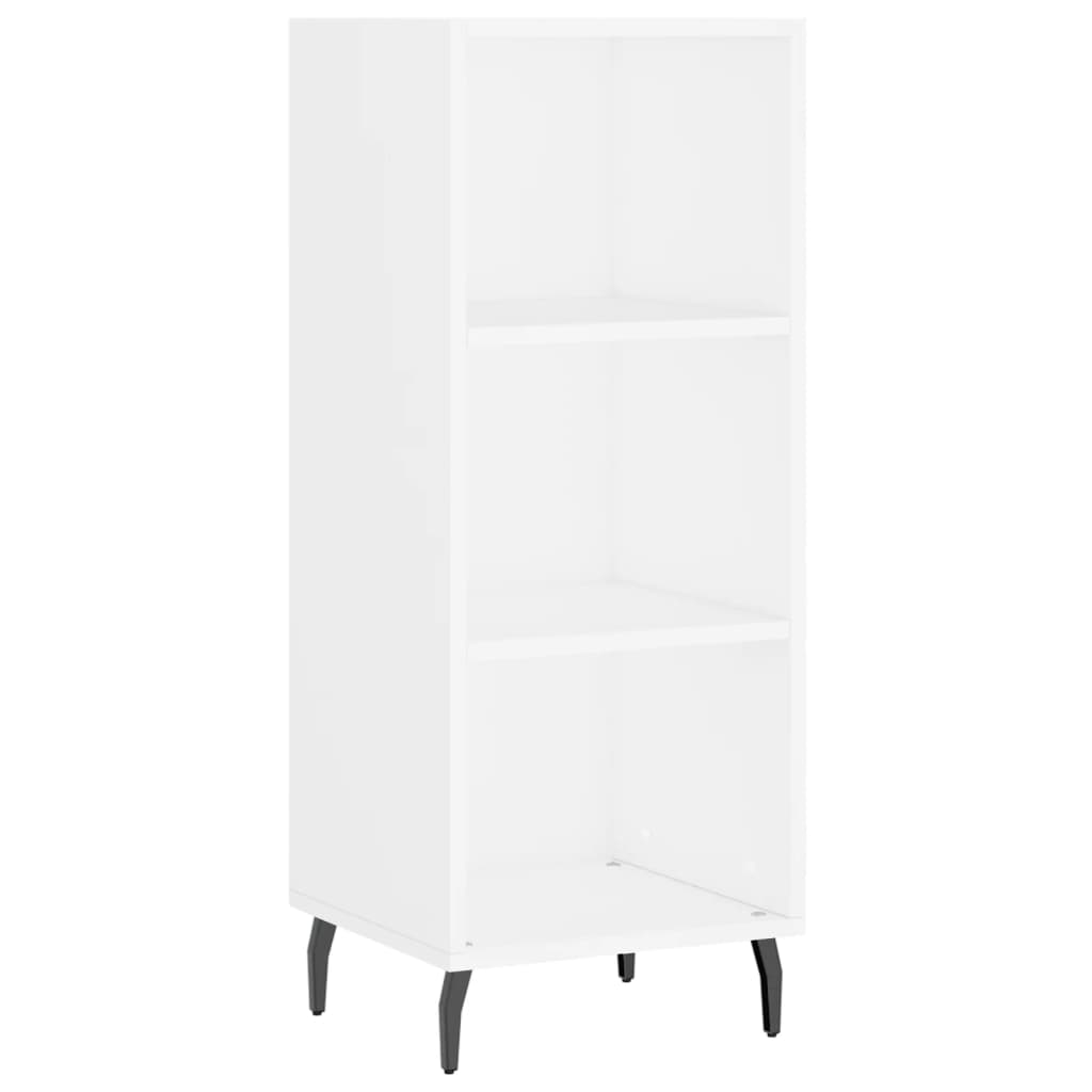 Buffet haut Blanc 34,5x34x180 cm Bois d'ingénierie - XIOS