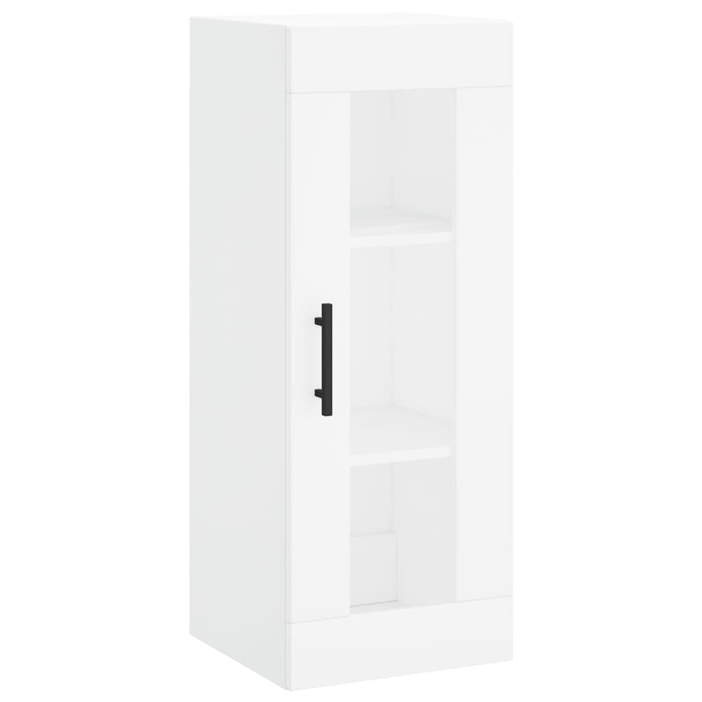 Buffet haut Blanc 34,5x34x180 cm Bois d'ingénierie - XIOS
